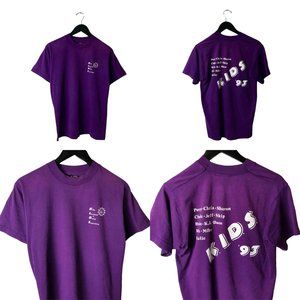 Kids Involved In Doing Something T Shirt  90s Vintage Single Stitch USA Purple L